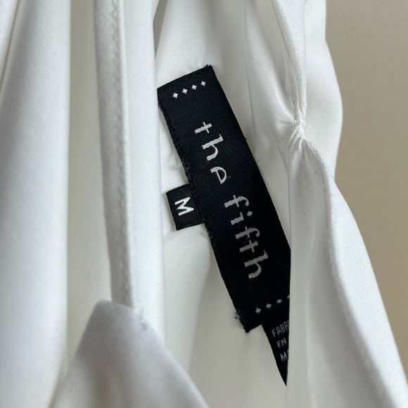 White Cross-Back Dress - Picture 4 of 6